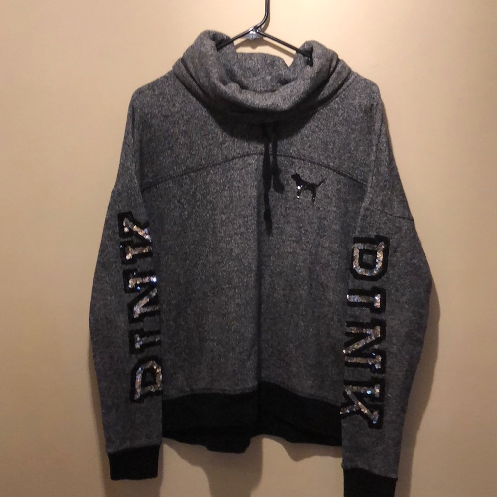 Fashion Show Bling Cowl Neck